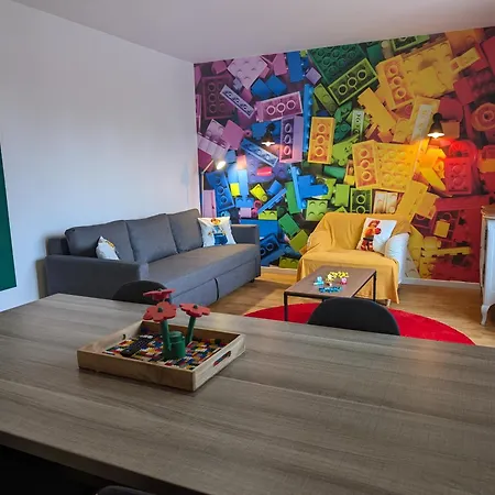 Apartment Brick And Dream - 20min Disneyland - Familly - Parking Mortcerf