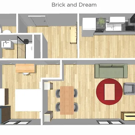 Apartment Brick And Dream - 20min Disneyland - Familly - Parking
